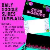 Totally Tubular 80s and 90s Google Slides Templates
