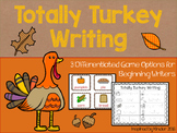 Totally Turkey! November Writing Center (Differentiated fo