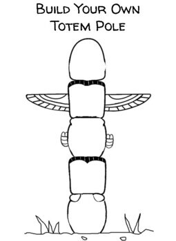 Totem Pole Activity (includes instructions) by SocialStudiesSister1