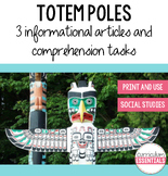 Totem Poles Informational Articles and Activity: Indigenou