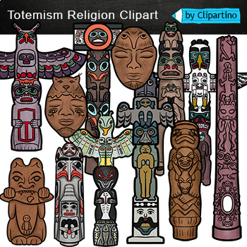 Preview of Totemism religion Clip Art/Primitive Religion Clip Art /ancient history