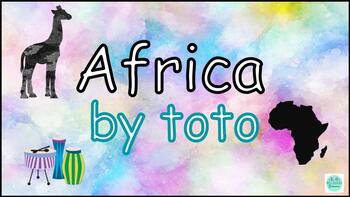 Preview of Toto's Africa classroom instrument arrangement