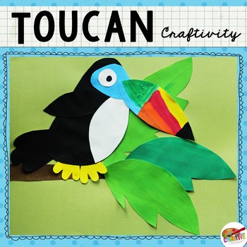 Preview of Toucan Craftivity Template