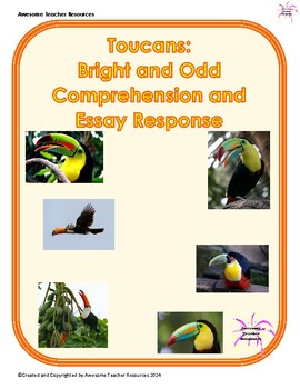 Preview of Toucans: Bright and Odd Comprehension Passage and Essay Response: GR2