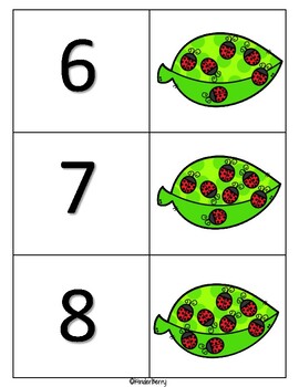 Touch, Count, & Match Numbers 0-10 Centers by KinderBerry | TpT