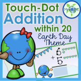 Touch Dot Addition within 20 (Earth Day Theme) Digital Boo