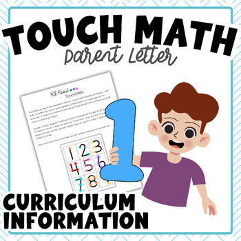Preview of FREE Touch Dot Math | Curriculum Letter for PreK & Kindergarten Parents