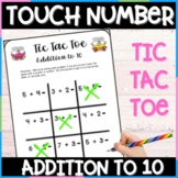 Touch Dot Addition to 10 Math Tic Tac Toe Games