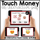 Touch + Count Money- Interactive PDF Task Cards