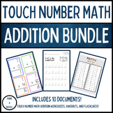 Touch Number Math Addition Bundle