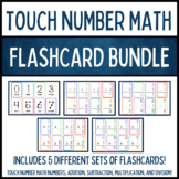 Touch Number Math Flashcard Bundle