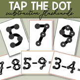Touch Number Math Flashcards Subtraction