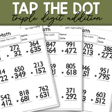 Touch Number Math Triple Digit Addition Worksheets