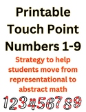 Touch Point Math Posters and Student Number Sets