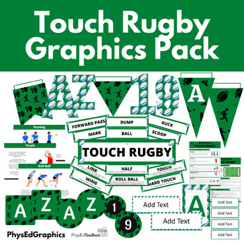 Preview of Touch Rugby Graphics Pack