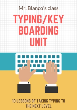 Preview of Touch Typing Keyboarding unit with teaching resources middle school