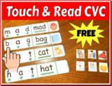Touch and Read CVC FREE | Blending CVC Words Practice