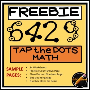 Preview of Tap the Dots Math FREEBIE Sample Pages