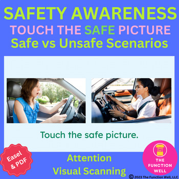 Preview of Touch the SAFE Picture - Safe vs Unsafe Scenarios - Adult Speech Therapy - SNF