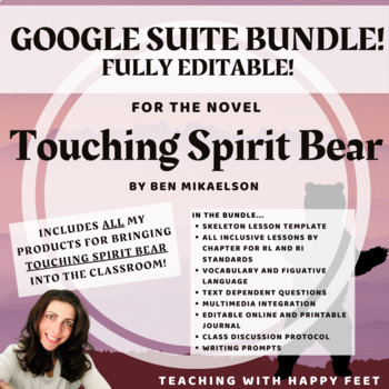 Preview of Touching Spirit Bear: BUNDLE: Standards Based Novel Study