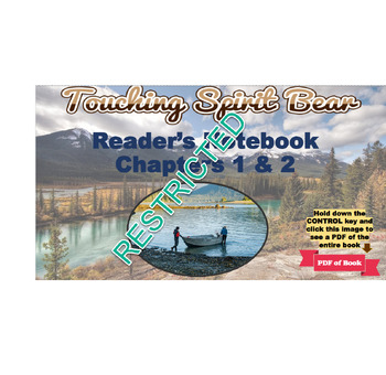 Preview of Touching Spirit Bear Digital Readers Notebook