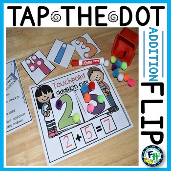 Preview of Tap-the-Dots Addition Flip | Math Activity