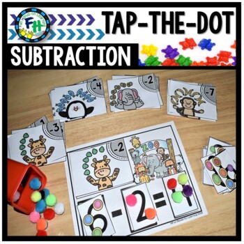 Preview of Tap-the-Dots Subtraction Activity Center