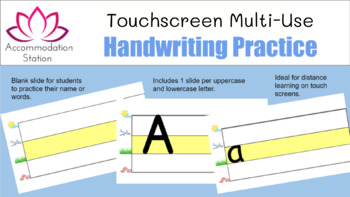 Preview of Touchscreen Multi-Use Handwriting Practice