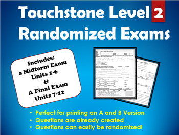 Preview of Touchstone Level 2 Randomized Exam - ESL Practice