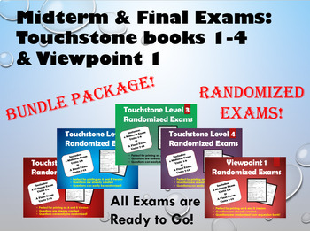 Preview of Touchstone & Viewpoint 1 Randomized Exams - Bundle Package