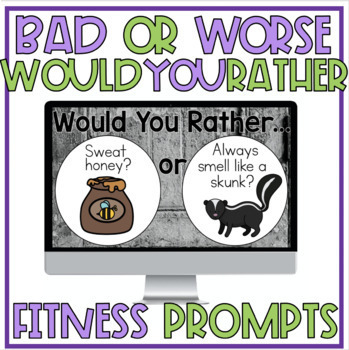 Preview of Tough Choices Would You Rather - 22 Fitness, Conversation or Writing Prompts!