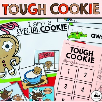 Preview of Tough Cookie Book Companion Lessons - Reading Comprehension Christmas Activities