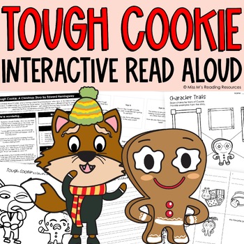 Preview of Tough Cookie Craft Interactive Read Aloud and Activities | Christmas Craft