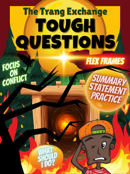 Preview of Conflict Summarizing Worksheets | Tough Questions | Notice and Note