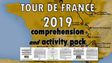 Tour de France Reading Comprehension, Crossword & Wordsear