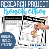 French Culture,  French Cities Research Project Activity -