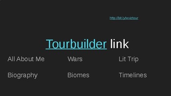 Preview of Tourbuilder Across the Curriculum