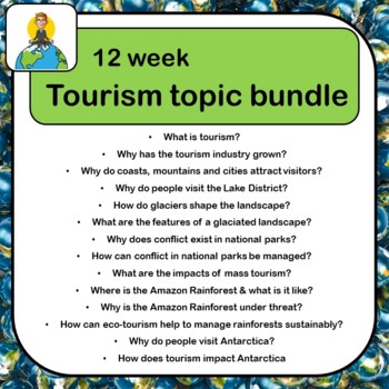 Preview of Tourism topic bundle