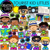 Tourist Summer Kids Clipart {Travel Clipart}