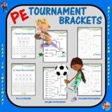 PE Tournament Brackets - Round Robin, Single and Double El