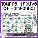 FRENCH Halloween Math and Literacy Dab It Activities (l'Ha