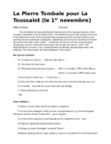 Toussaint / Halloween Project (les Français fameux + pc)