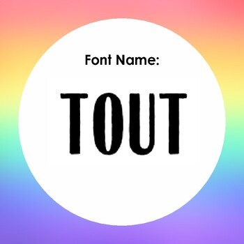 Preview of Tout Font