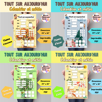 Tout Sur Aujourd'hui-Français-| Tableaux 4 Saisons| Calendrier & Météo ...