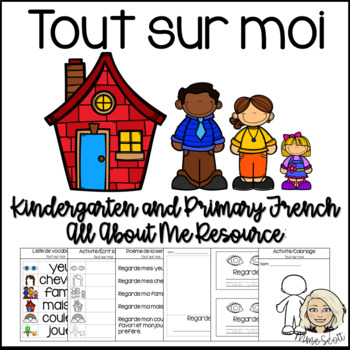 Preview of Tout sur moi - All About Me in French - Back to School French - French Me Voici