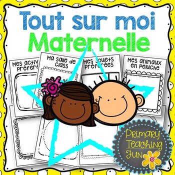 Preview of French Back to School Activity, Tout sur moi! Presentation and Booklet