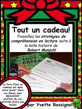 Preview of Activités de Noël pour le livre de Robert Munsch TOUT UN CADEAU