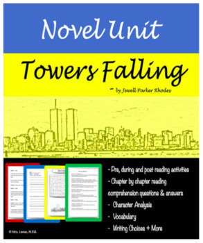 Preview of Towers Falling by Jewell Parker Rhodes Google Classroom Novel Study