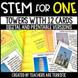 Towers with 12 Cards STEM for One - Digital