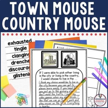 Preview of Town Mouse Country Mouse by Jan Brett Activities in Digital and PDF, Lessons